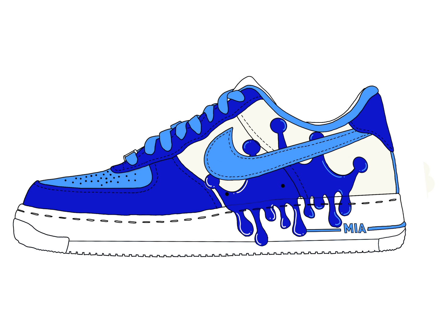 Blue AF1s