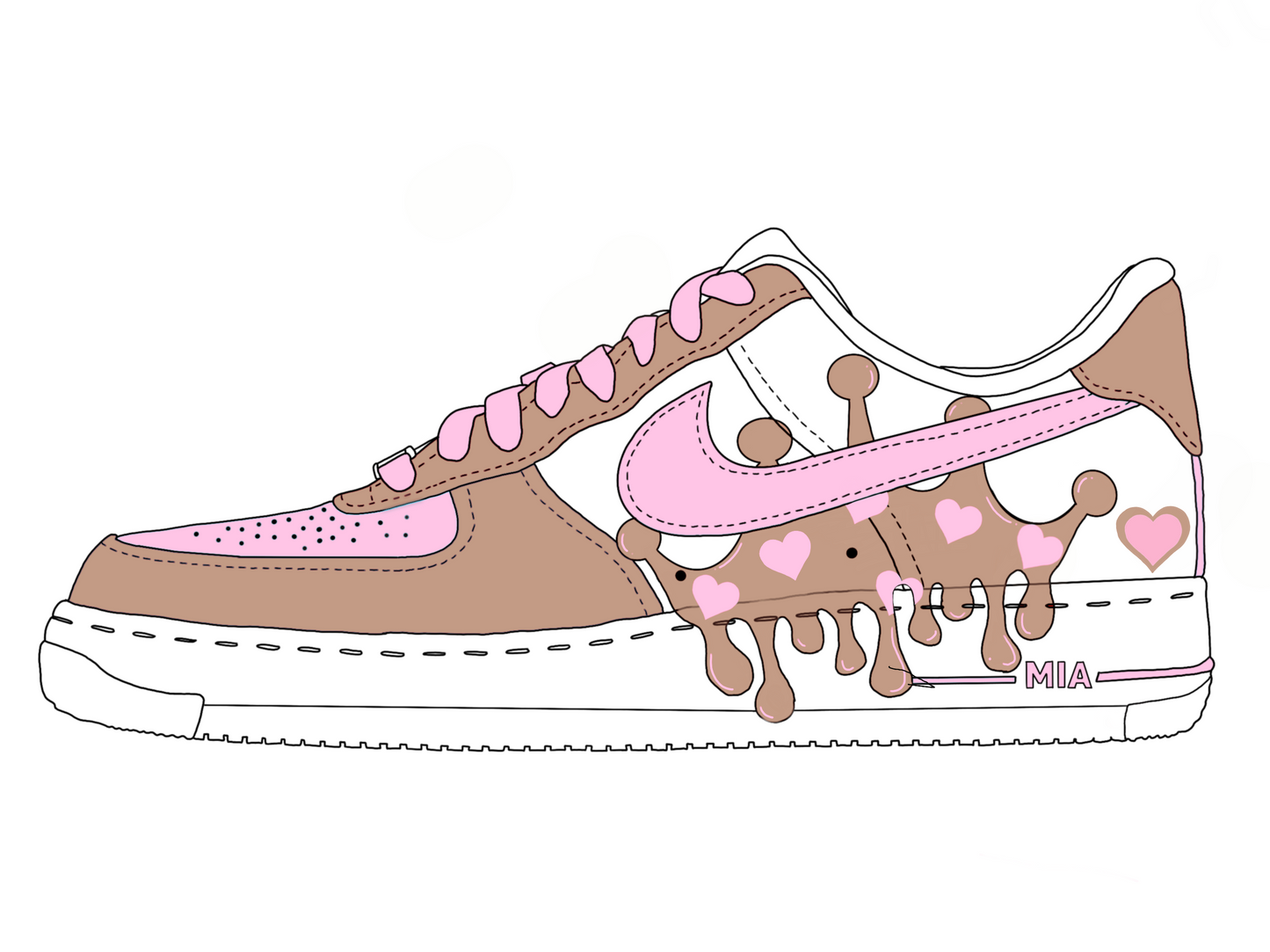 Brown and Pink Be My Valentine